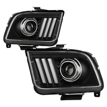 Load image into Gallery viewer, Spyder Ford Mustang 05-08 V2 High-Power LED Headlights - Black PRO-YD-FM05AP-BK
