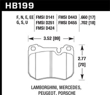 Load image into Gallery viewer, Hawk 85-89 Porsche 944 / 88-87 924 Blue 9012 Front Race Brake Pads
