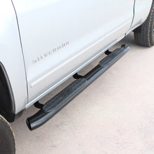 Load image into Gallery viewer, Westin 2014-2018 Chevrolet/GMC Silverado Sierra 1500 Dbl Cab PRO TRAXX 5 Oval Nerf Step Bars - Black
