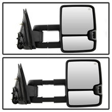 Load image into Gallery viewer, xTune Chevy Silverado 14-16 Heated Amber LED Signal Telescoping Mirrors MIR-CSIL14S-G2-PWH-AM-SET
