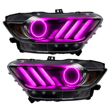 Load image into Gallery viewer, Oracle 15-17 Ford Mustang V6/GT/Shelby DRL Upgrade w/ Halo Kit - ColorSHIFT w/ BC1 Controller
