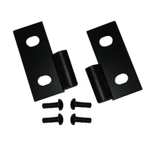 Load image into Gallery viewer, Rugged Ridge 76-06 Jeep CJ / Jeep Wrangler Black Lower Door Hinge Brackets
