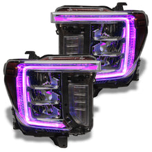 Load image into Gallery viewer, Oracle 20-21 GMC Sierra 2500/3500 HD RGB+W Headlight DRL Upgrade Kit - ColorSHIFT w/o Controller
