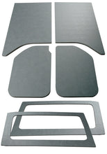 Load image into Gallery viewer, DEI 11-18 Jeep Wrangler JK 2-Door Boom Mat Complete Headliner Kit - 6 Piece - Gray Leather Look
