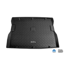 Load image into Gallery viewer, Rugged Ridge Floor Liner Cargo Black 1976-1986 Jeep Logo CJ-7 / 87-95 Jeep Wrangler YJ
