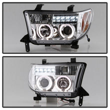 Load image into Gallery viewer, Spyder Toyota Tundra 07-13 Projector Headlights LED Halo LED Chrm PRO-YD-TTU07-HL-C
