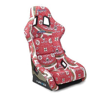 Load image into Gallery viewer, NRG FRP Bucket Seat PRISMA Oriental Longivity Plate Edition W/ Gold Pearlized Back - Large
