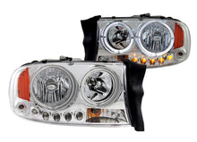 Load image into Gallery viewer, ANZO Projector Headlights With Halo Chrome 97-04 Dodge Dakota
