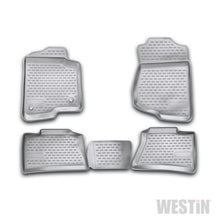 Load image into Gallery viewer, Westin 2007-2013 Chevrolet Silverado 1500/2500HD/3500HD Crew Cab Profile Floor Liners 4pc - Black

