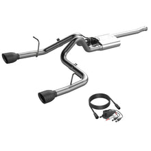 Load image into Gallery viewer, QTP 2018+ Jeep Wrangler JL 304SS Screamer Cat-Back Exhaust 4DR w/4in Black Tips

