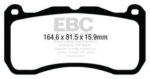 Load image into Gallery viewer, EBC 13-14 Ford Mustang 5.8 Supercharged (GT500) Shelby Yellowstuff Front Brake Pads
