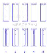 Load image into Gallery viewer, King Toyota 1ZZ-FE (Size .50) Main Bearing Set
