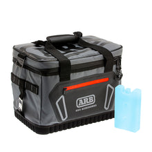 Load image into Gallery viewer, ARB Cooler Bag Charcoal w/ Red Highlights 15in L x 11in W x 9in H Holds 22 Cans
