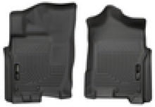 Load image into Gallery viewer, Husky Liners 2016 Nissan Titan XD Crew Cab WeatherBeater Front Row Black Floor Liners
