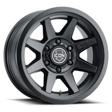 Load image into Gallery viewer, ICON Rebound 17x8.5 6x5.5 25mm Offset 5.75in BS 95.1mm Bore Satin Black Wheel
