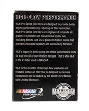 Load image into Gallery viewer, K&amp;N Pro Series Oil FIlter 1.188in ID x 2.125in OD x 2.688in H for 99-01 Cadillac Catera
