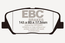 Load image into Gallery viewer, EBC 12-15 Hyundai Veloster 1.6 Turbo Greenstuff Front Brake Pads
