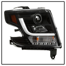 Load image into Gallery viewer, Spyder Chevy Tahoe / Suburban 2015 -2016 Projector Headlights - DRL LED - Black PRO-YD-CTA15-DRL-BK
