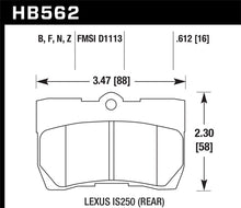 Load image into Gallery viewer, Hawk 06-13 Lexus IS250/IS350 HPS 5.0 Street Rear Brake Pads
