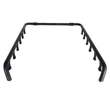 Load image into Gallery viewer, Go Rhino SRM500 Tri-Rail Kit (For 75in. Long Rack) - Tex. Blk (Rails ONLY - Req. Platform)
