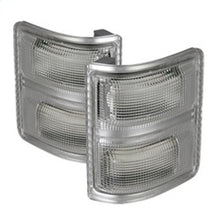 Load image into Gallery viewer, xTune Ford Superduty 08-14 F250-F550 Amber LED Mirror Signal Lens - Clear ACC-LED-FDSD08-MR-C
