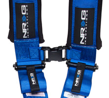 Load image into Gallery viewer, NRG SFI 16.1 5PT 3in. Seat Belt Harness / Latch Link - Blue
