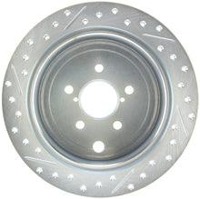 Load image into Gallery viewer, StopTech Select Sport 09-13 Subaru Forester Slotted and Drilled Left Rear Rotor
