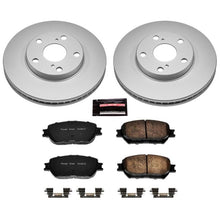 Load image into Gallery viewer, Power Stop 02-06 Toyota Camry Front Z17 Evolution Geomet Coated Brake Kit
