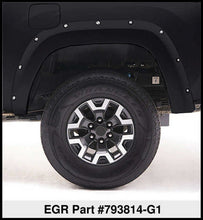 Load image into Gallery viewer, EGR 11-15 Ford Super Duty Bolt-On Look Color Match Fender Flares - Set - Carbon Black

