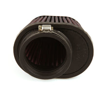 Load image into Gallery viewer, K&amp;N Uni Chrome Oval Tapered Filter 2.125in FlgID x 4inB OL x 3inB OW x 3inT OL x 2inT OW x 2.75in H
