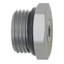 Load image into Gallery viewer, DeatschWerks 8AN ORB Male Plug Fitting with 1/8in NPT Gauge Port - Anodized DW Titanium
