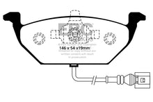 Load image into Gallery viewer, EBC 00-05 Volkswagen Beetle 2.0 Redstuff Front Brake Pads
