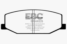 Load image into Gallery viewer, EBC 94-95 Suzuki Samurai Greenstuff Front Brake Pads
