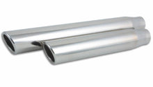 Load image into Gallery viewer, Vibrant 3.5in Round SS Truck/SUV Exh Tip (Single wall Angle Cut Rolled Edge) - 3in inlet 11in long
