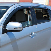 Load image into Gallery viewer, Westin 2016-2018 Mitsubishi Outlander Wade Slim Wind Deflector 4pc - Smoke
