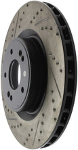 Load image into Gallery viewer, StopTech 10 Hyundai Genesis Coupe w/ Factory Brembo Slotted &amp; Drilled Right Front Rotor
