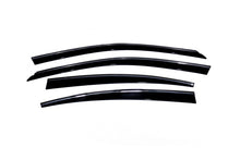 Load image into Gallery viewer, AVS 07-11 Lexus ES350 Ventvisor Low Profile Deflectors 4pc - Smoke w/Chrome Trim
