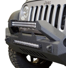 Load image into Gallery viewer, DV8 Offroad 07-18 Wrangler JK FS-17 Mid Length Steel Front Bumper w/ Fog Lights
