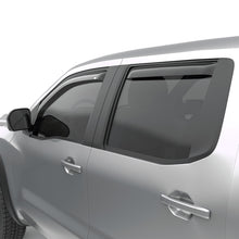 Load image into Gallery viewer, EGR 2022+ Nissan Frontier In Channel Window Visors Front/Rear Set - Dark Smoke Crew Cab
