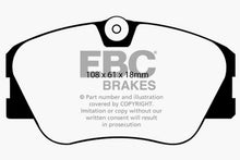 Load image into Gallery viewer, EBC 86-93 Mercedes-Benz 190/190E 2.3 16v Redstuff Front Brake Pads
