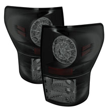 Load image into Gallery viewer, Spyder Toyota Tundra 07-13 LED Tail lights Black Smoke ALT-YD-TTU07-LED-BSM
