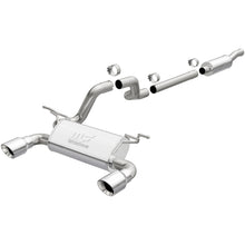 Load image into Gallery viewer, MagnaFlow 2018 Jeep Wrangler L4-2.0L 3in 409SS Cat-Back Exhaust System w/Dual Split Rear Exit
