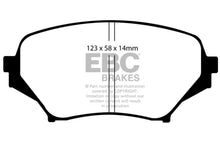 Load image into Gallery viewer, EBC 06-15 Mazda Miata MX5 2.0 Redstuff Front Brake Pads
