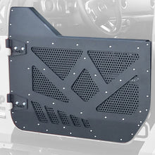 Load image into Gallery viewer, DV8 18-22 Jeep 4 Door JL/JT Aluminum Half Doors with Perforated Mesh Rear
