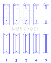 Load image into Gallery viewer, King Nissan / Infiniti VK45 - VK50 - VK56 (Size STD) Main Bearing Set
