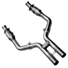 Load image into Gallery viewer, Kooks 05-10 Ford Mustang GT Shelby GT Bullitt 1-5/8 x 2-1/2 (3V) Header &amp; Green Catted H-Pipe Kit
