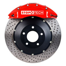 Load image into Gallery viewer, StopTech BBK 01-07 BMW M3 (E46) Front w/ Red ST-60 Calipers 355x32 Drilled Rotors Pads and SS Lines
