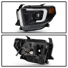 Load image into Gallery viewer, Spyder 14-17 Toyota Tundra(SR/SR5) Light Bar Projector Headlights - LED - Black PRO-YD-TTU14AP-BK
