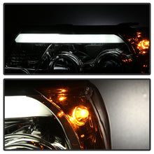 Load image into Gallery viewer, Spyder Toyota Tacoma 12-16 Projector Headlights Light Bar DRL Smoke PRO-YD-TT12-LBDRL-SM
