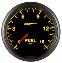 Load image into Gallery viewer, AutoMeter Gauge Fuel Press 2-1/16in. 15PSI Stepper Motor W/Peak &amp; Warn Elite

